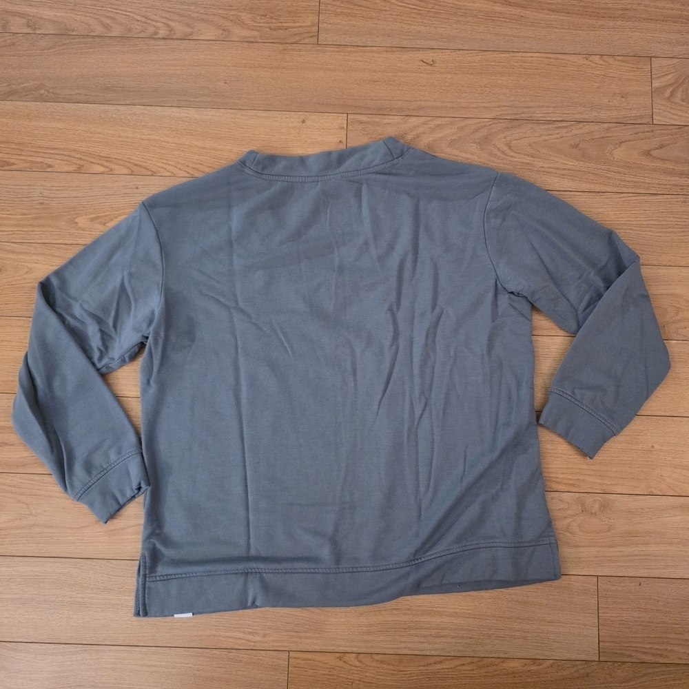 Orvis V Neck Jersey Knit Sweater- L - Picture 9 of 12
